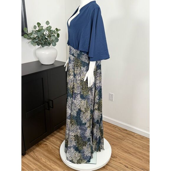 KIYONNA Avisa Flutter Sleeve Maxi Dress Size 4X - Picture 10 of 12